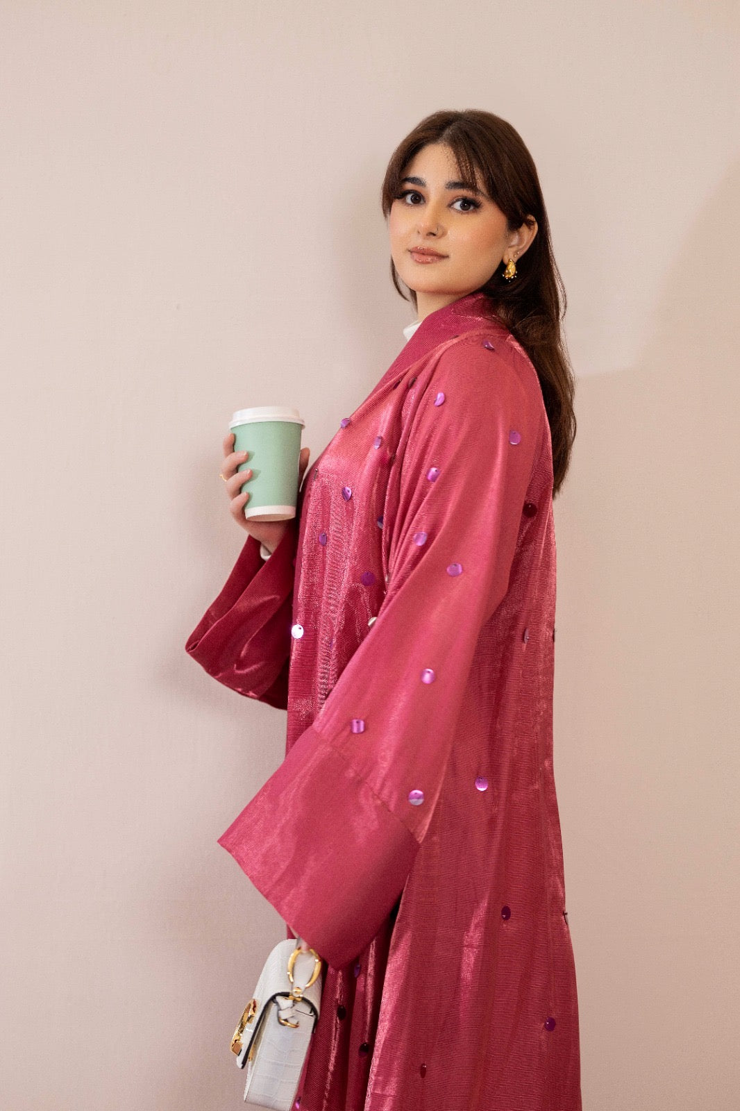 Hot Pink Abaya